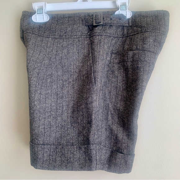Marc O'Polo Tweed gray & brown dress shorts size German 36/ US 6 EUC - Picture 3 of 8